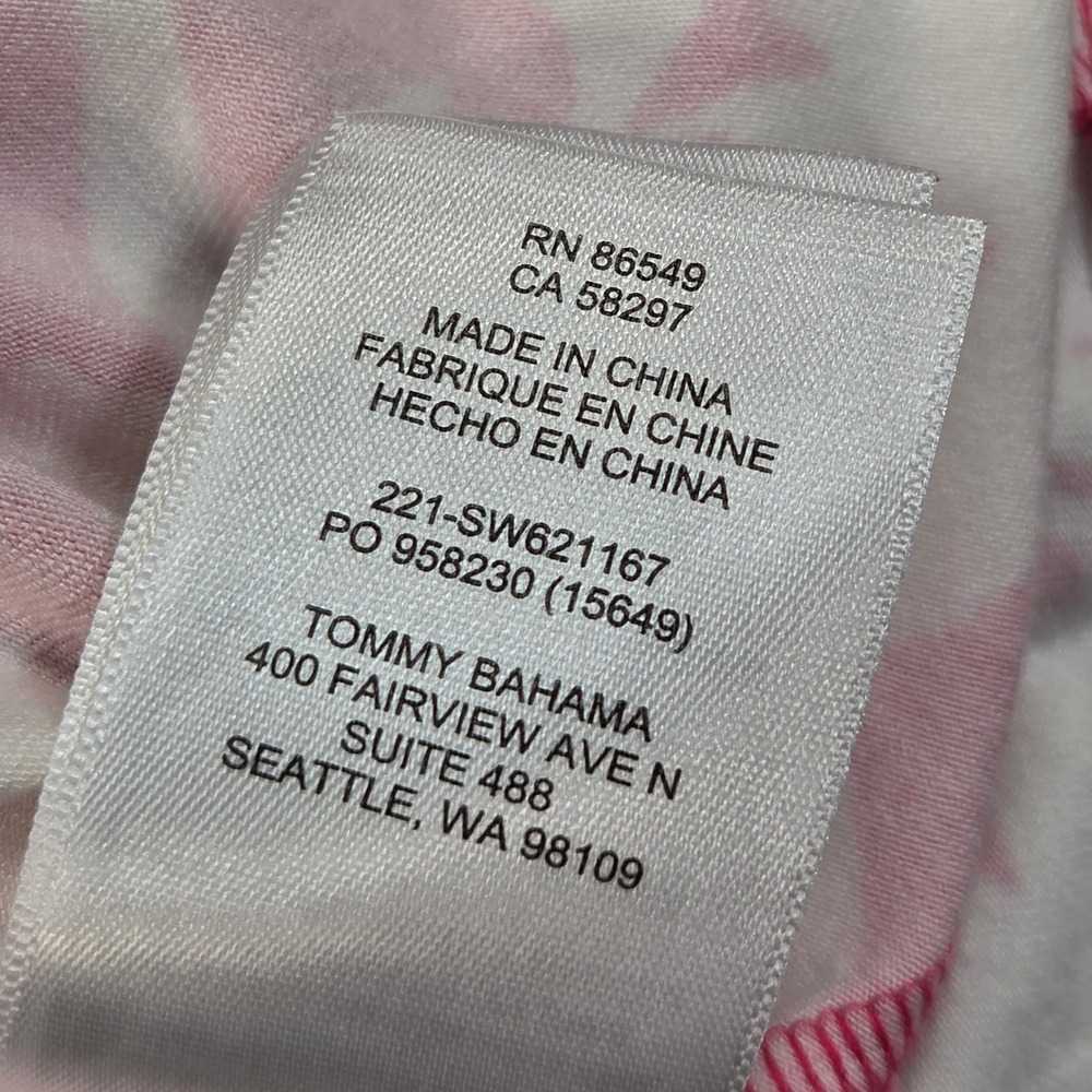 Tommy Bahama Shift Dress Womens Small Pink White Floral Sleeveless SW621167 - Picture 8 of 8
